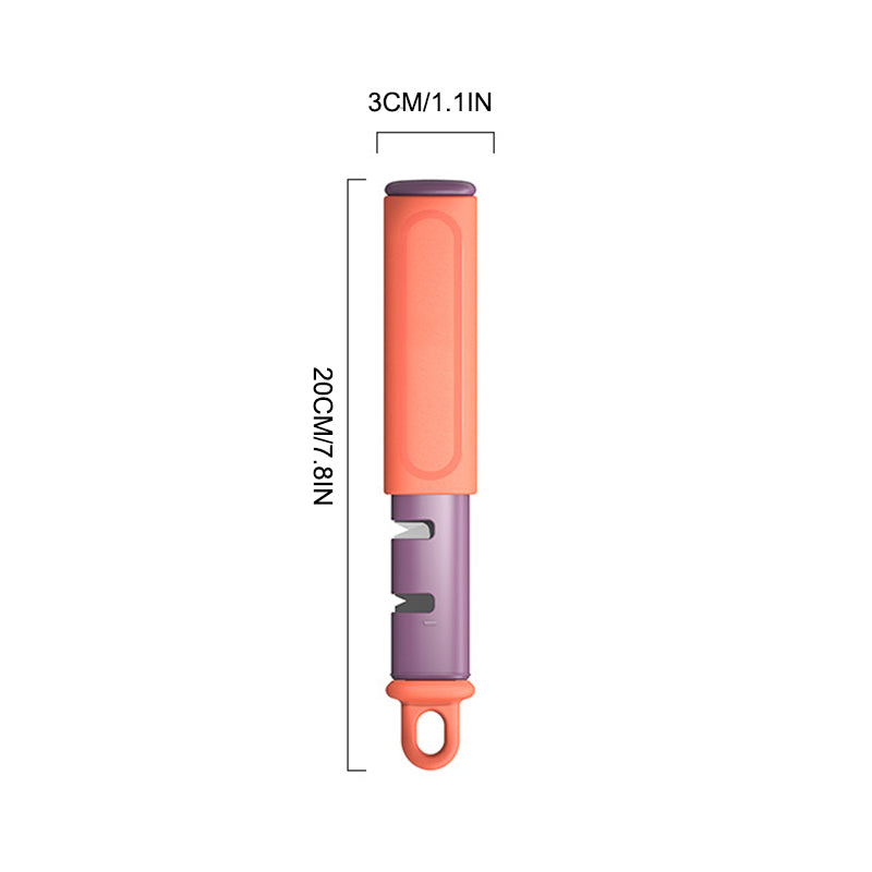 2-in-1 Fruit Peeler & Knife Sharpener — Stainless Steel Kitchen Tool Canada SBDS WORD