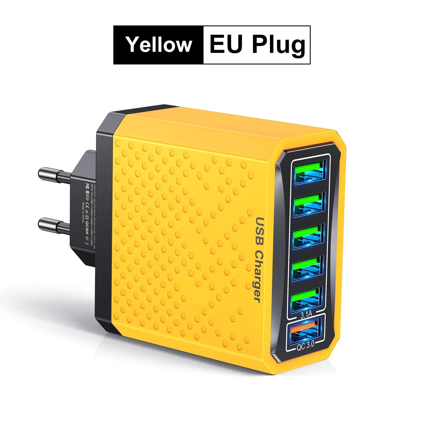 6 in 1 USB Charger SBDS WORD