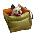 Dog Car Seat Bed with Safety Buckle — Elevated Booster Seat for Small & Medium Dogs