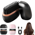 Portable Mini Hair Straightener — Cordless Travel Flat Iron for Quick Touch-Ups Anywhere