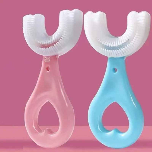 U-Shaped Kids Toothbrush — 360-Degree Automatic Brushing for Children's Complete Oral Care