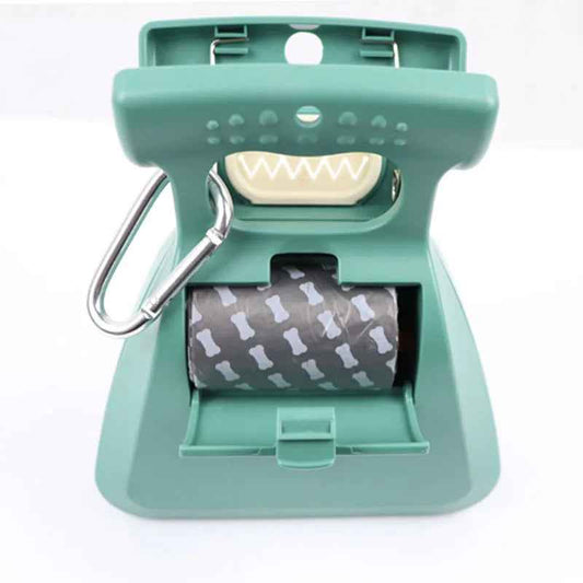 Portable Dog Poop Scooper — Hands-Free No-Touch Waste Pickup with Bag Dispenser