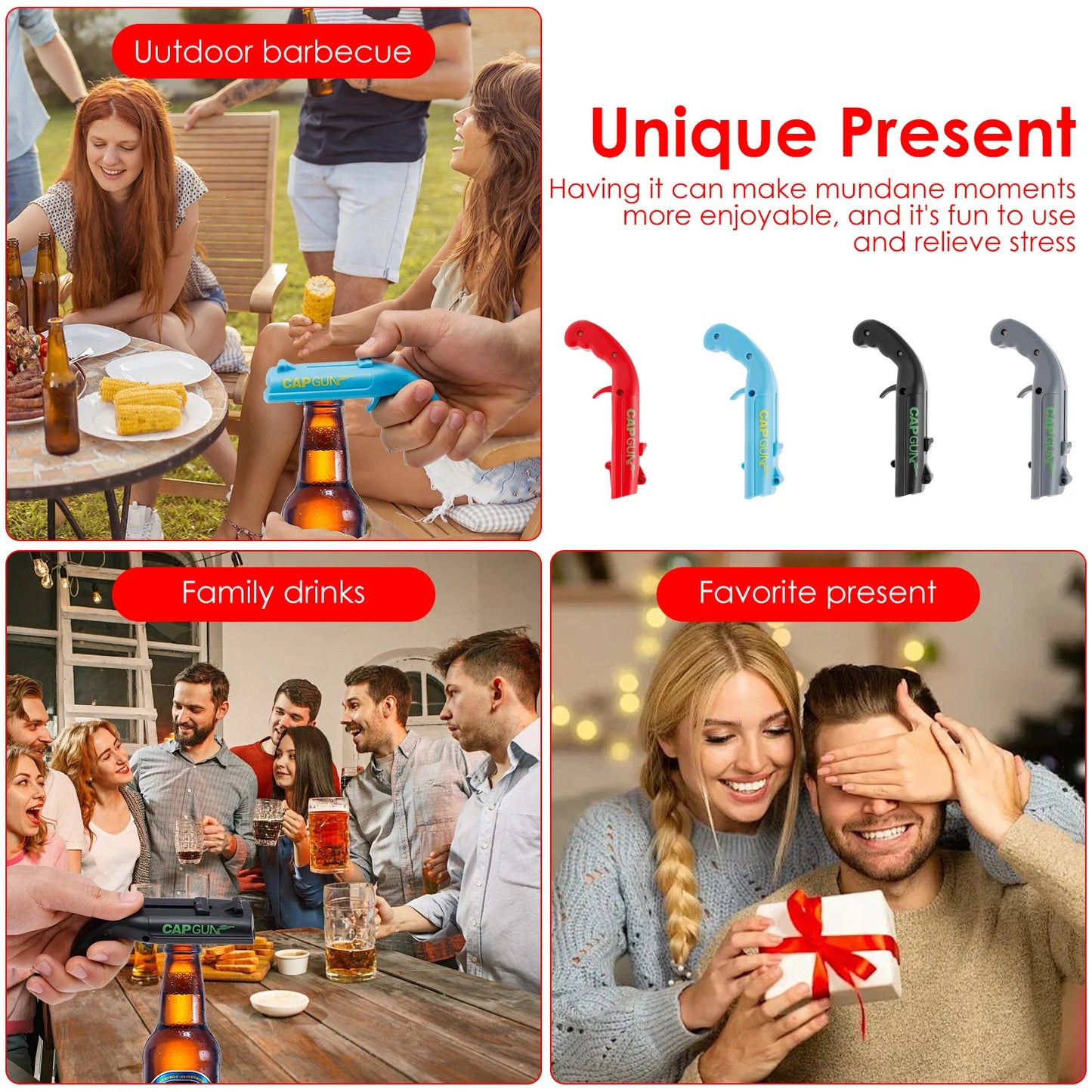 Cap Gun Bottle Opener SBDS WORD