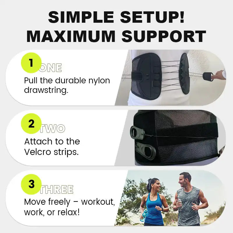 Adjustable Lumbar Support Belt SBDS WORD