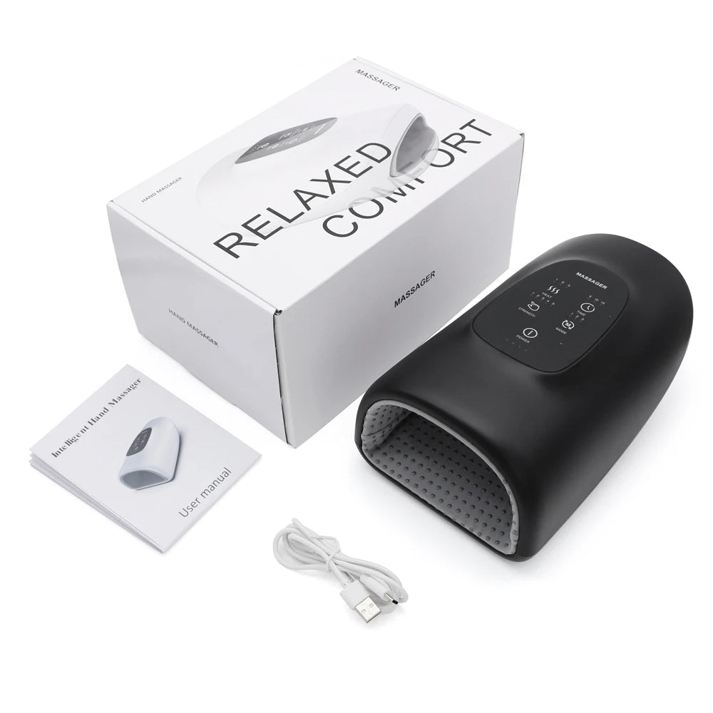 Wireless Electric Hand Massager — Heat Compression for Arthritis, Carpal Tunnel & Joint Pain SBDS WORD