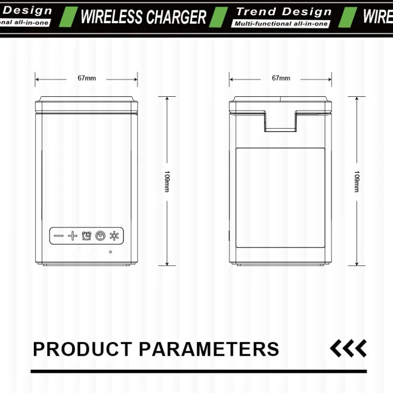 6 in 1 Magnetic Wireless Charger & Speaker SBDS WORD
