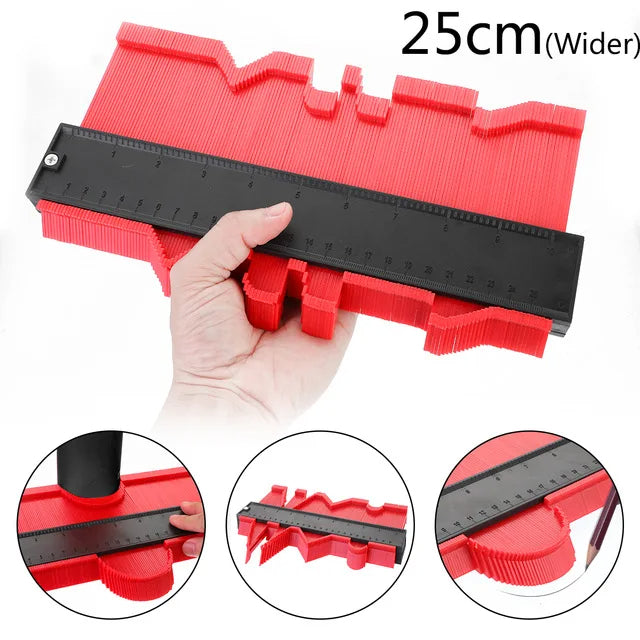 Contour gauge measuring tool kit showing all size variants for professional and DIY use - SBDS WORD Canada