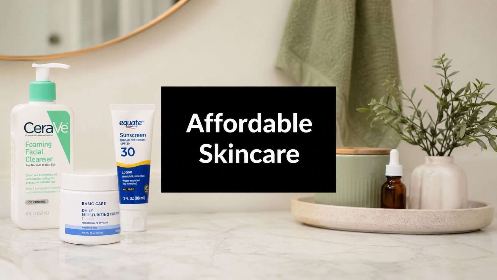 Your Guide to an Affordable Skincare Routine SBDS WORD