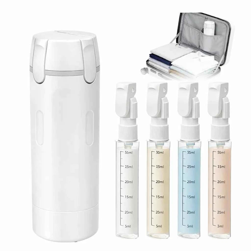 4 - in - 1 Travel Dispenser Bottle - SBDS WORDTR-10527shampoo bottletoiletry dispensertravel accessories