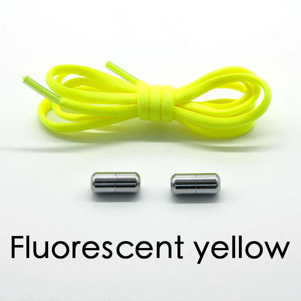 Elastic No Tie Metal Shoelaces SBDS WORD
