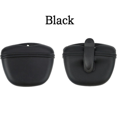 Silicone Dog Treat Pouch — Clip-On Training Bag for Dog Walks Canada SBDS WORD
