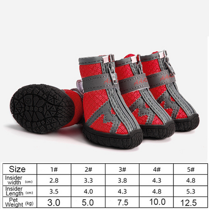 Dog Shoes for Hot Pavement SBDS WORD