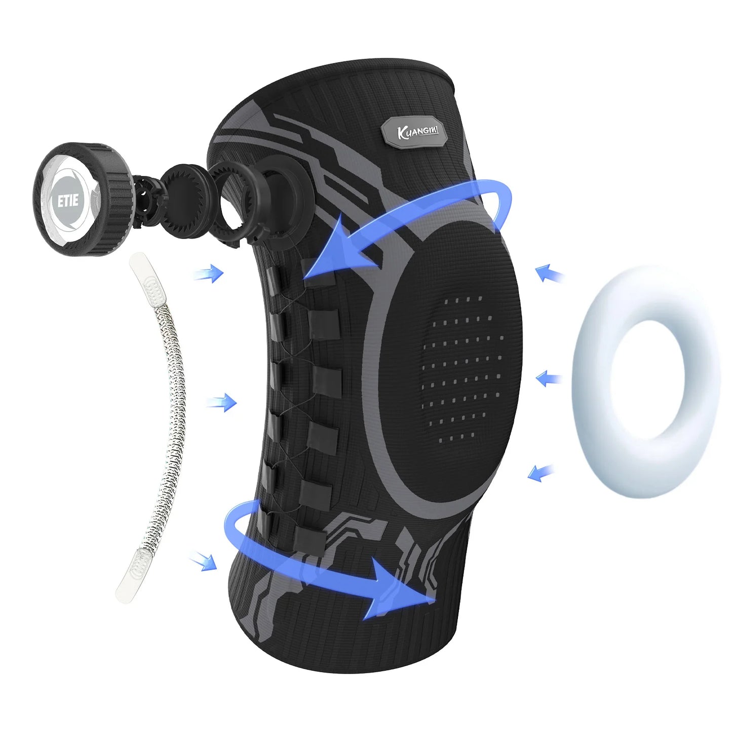 Adjustable Knee Brace with Patella Support Stabilizer - SBDS WORDTR-10507joint supportknee braceknee support
