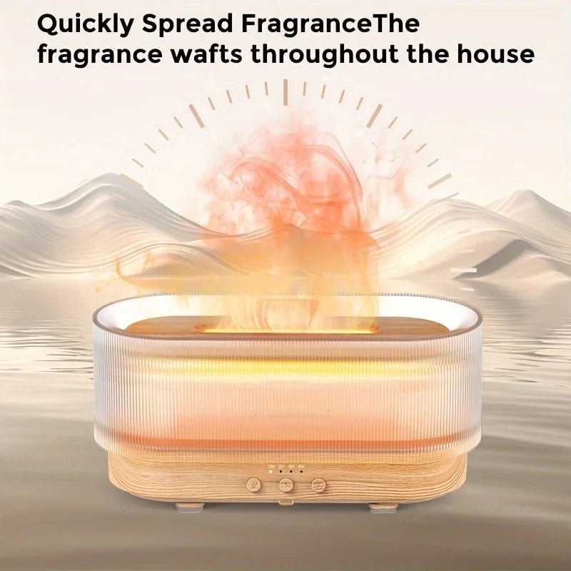 Air Flame Humidifier - SBDS WORDTR-9748aroma diffuseressential oil diffuserflame humidifier