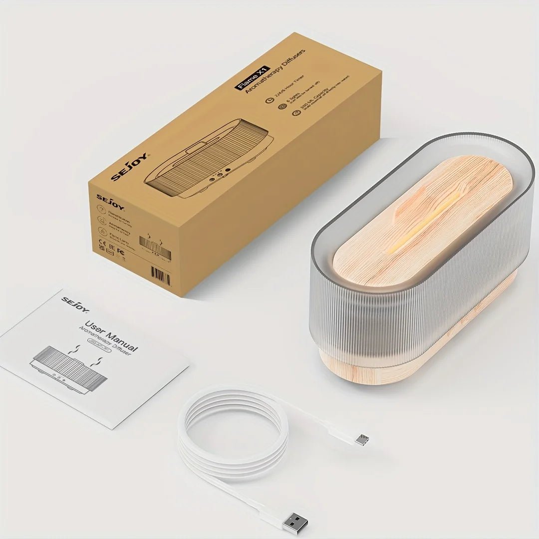 Air Flame Humidifier - SBDS WORDTR-9748aroma diffuseressential oil diffuserflame humidifier