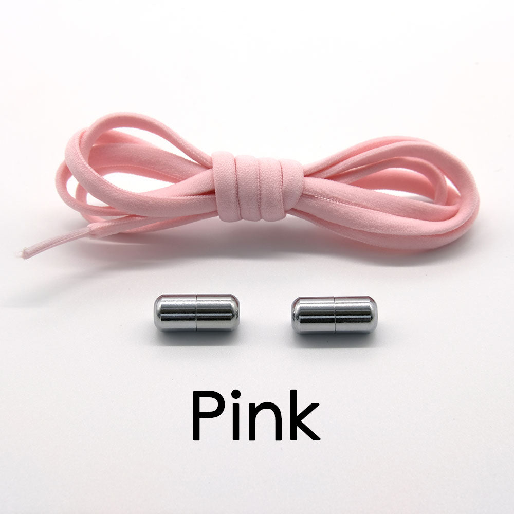 Elastic No Tie Metal Shoelaces SBDS WORD