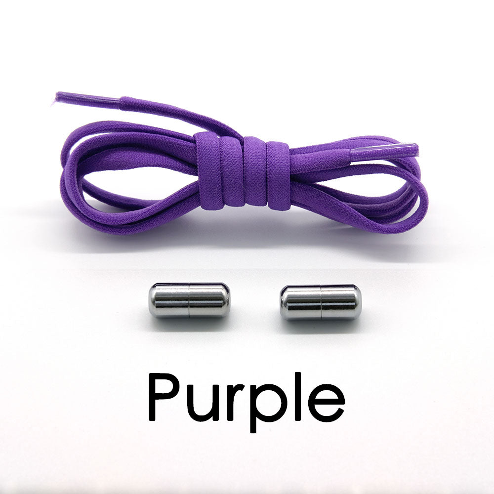 Elastic No Tie Metal Shoelaces SBDS WORD