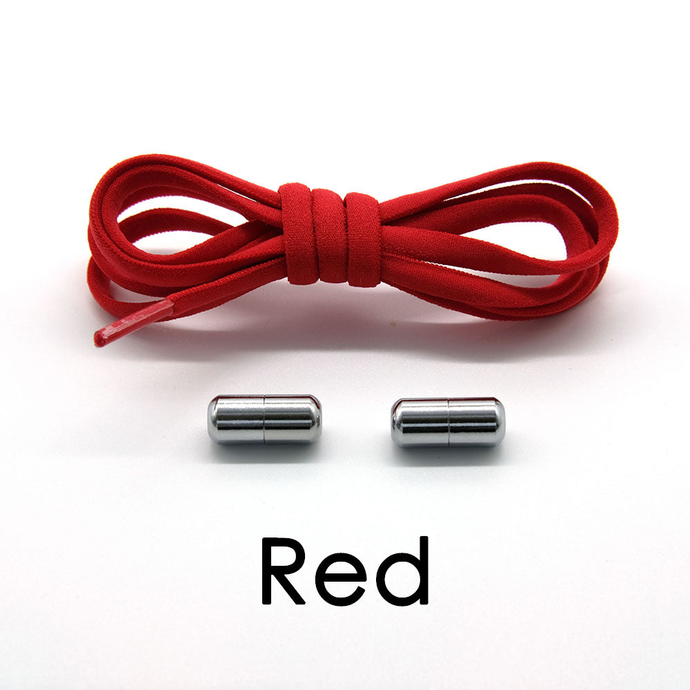 Elastic No Tie Metal Shoelaces SBDS WORD