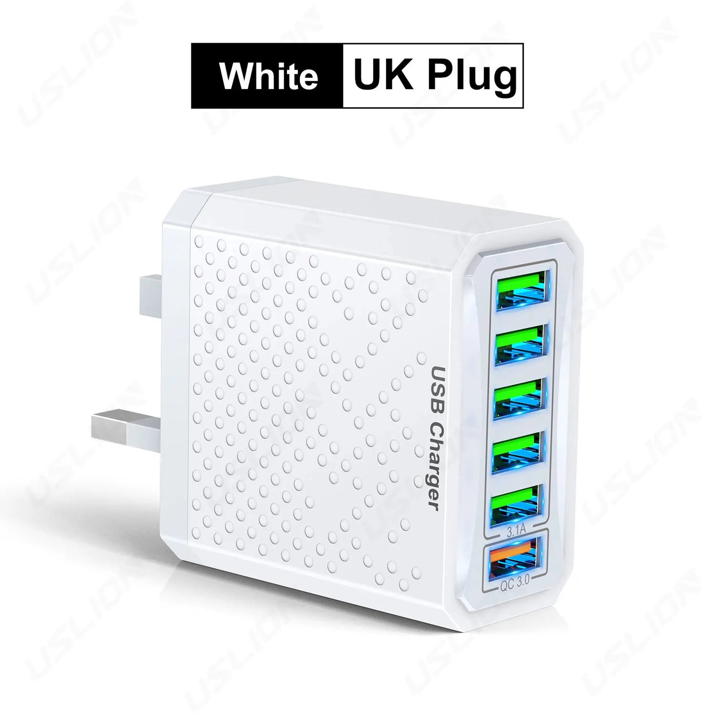 6 in 1 USB Charger SBDS WORD