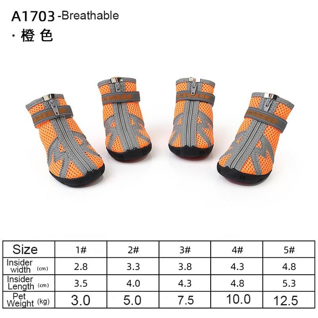 Dog Shoes for Hot Pavement SBDS WORD