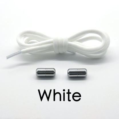 Elastic No Tie Metal Shoelaces SBDS WORD