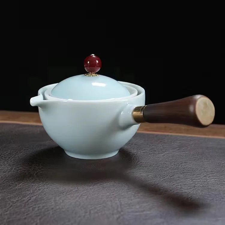 Ceramic Rotating Teapot SBDS WORD