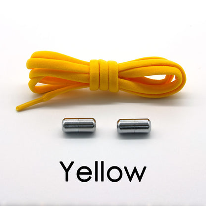 Elastic No Tie Metal Shoelaces SBDS WORD