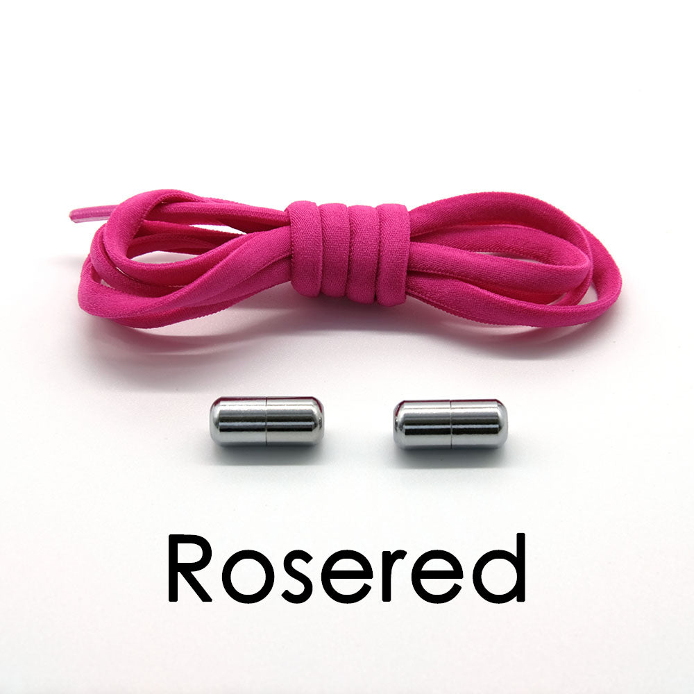 Elastic No Tie Metal Shoelaces SBDS WORD