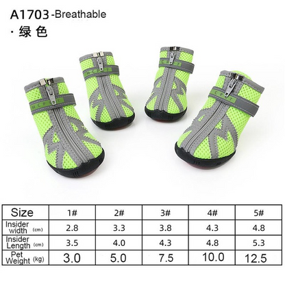 Dog Shoes for Hot Pavement SBDS WORD