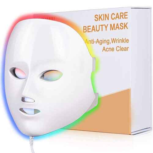 LED Therapy Mask — 7-Mode Light Therapy for Acne, Wrinkles & Pigmentation
