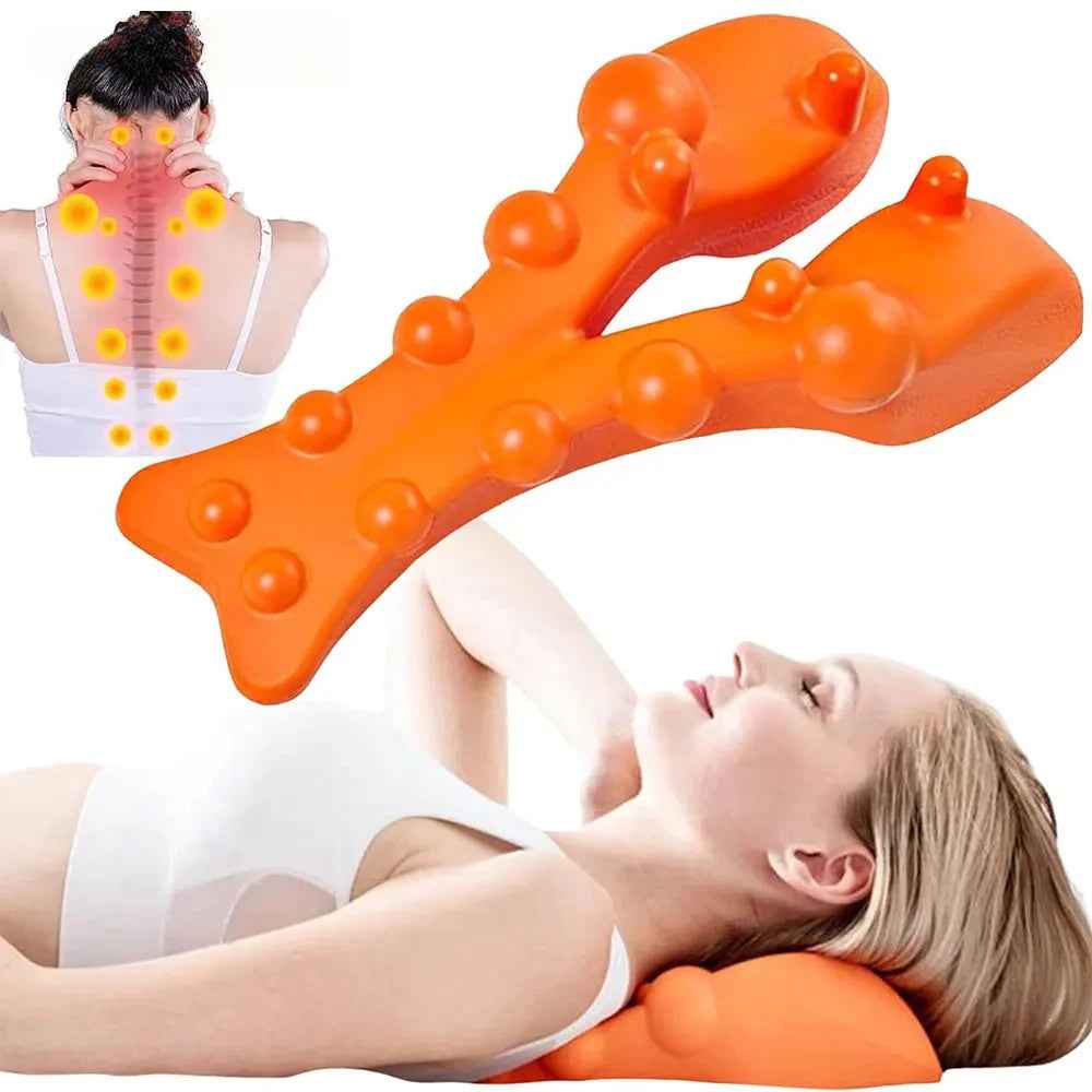 Cervical Trigger Point Massager — Neck Stretcher for Posture & Tension Headaches