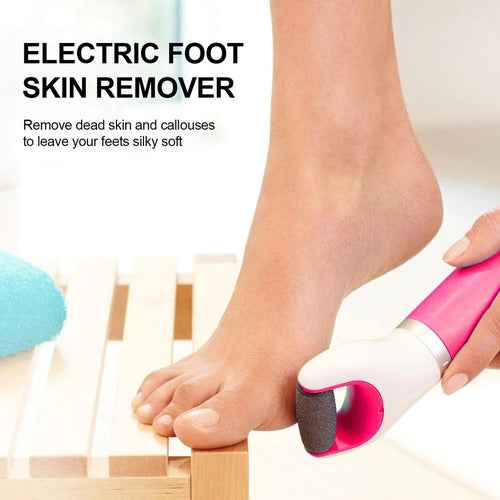 Electric Foot Callous Remover — Removes Dead Skin and Hard Callouses for Smooth Feet at Home