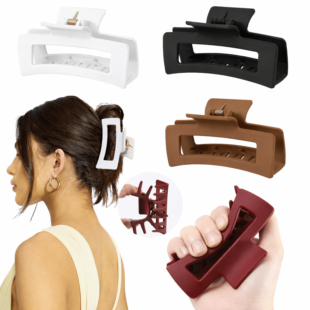 Silicone Soft Non - Breaking Claw Clip - SBDS WORDTR-10312claw cliphair accessorieshair clip