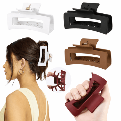 Silicone Soft Non - Breaking Claw Clip - SBDS WORDTR-10312claw cliphair accessorieshair clip