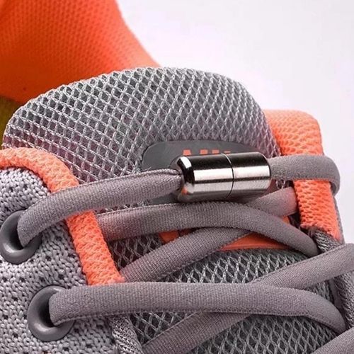 Elastic No Tie Metal Shoelaces SBDS WORD