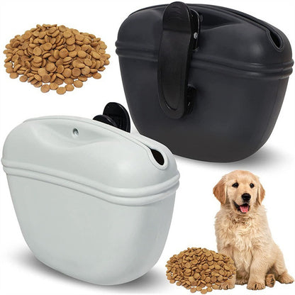 Silicone Dog Treat Pouch — Clip-On Training Bag for Dog Walks Canada SBDS WORD
