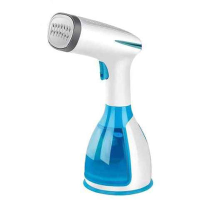 Portable 1500W handheld garment steamer with ceramic soleplate, ships free across Canada