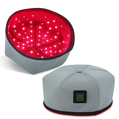 Red light therapy cap Canada — 630nm LED hair growth cap replacing $200 clinic sessions at home for thinning hair