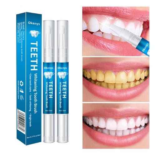 Teeth Whitening Pen Set — Professional Whitening Gel in 2 Pens for Instant Bright Smile