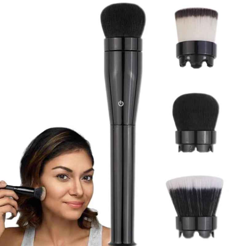 Electric Spinning Makeup Brush — Automatic Foundation Blending for Flawless Streak-Free Finish