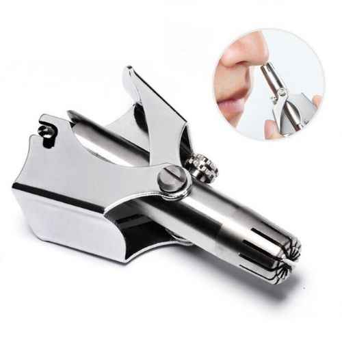 Manual battery-free nose hair trimmer — rotary trimmer that never pulls, ships free across Canada