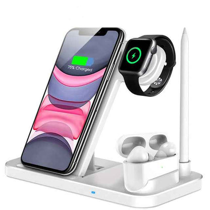 3-in-1 Wireless Charging Pad — Charge iPhone Apple Watch and AirPods Together on One Pad