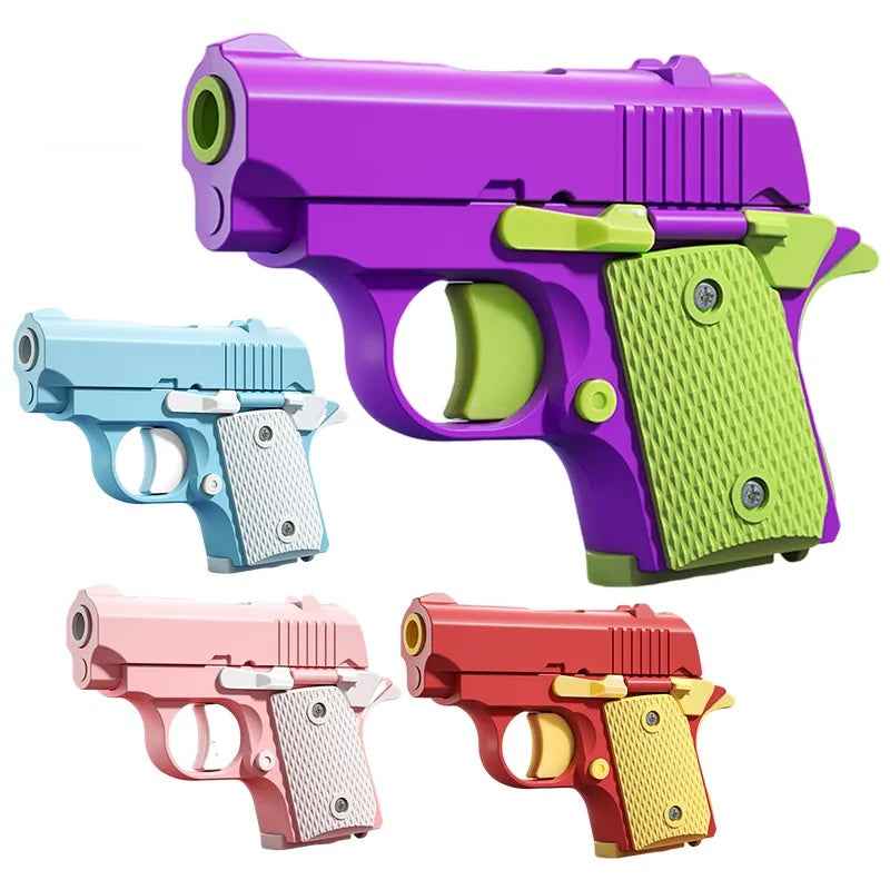 Stress Relief Fidget Pistol Toy — Satisfying Click-and-Spin Fidget for Focus and Anxiety