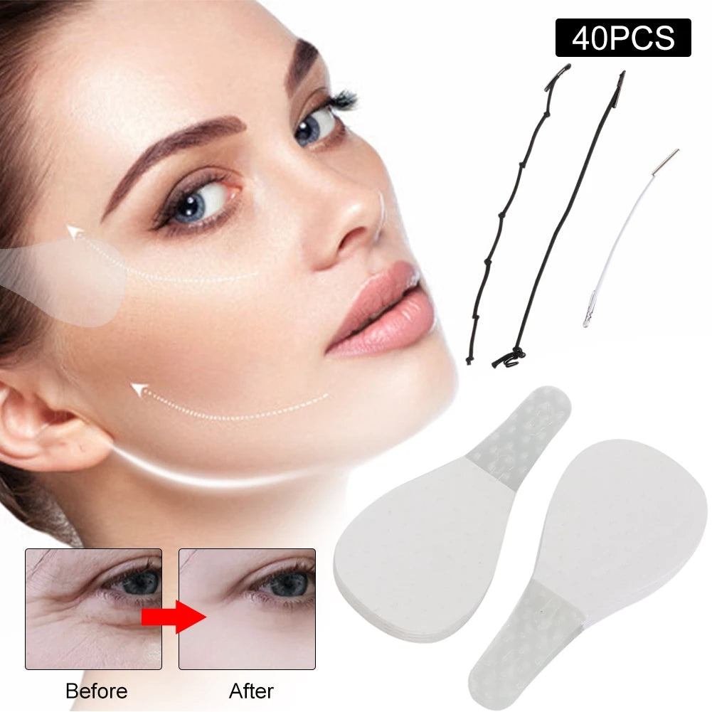 Face lift tapes 40-pack Canada — invisible instant skin lifting tape for jawline cheeks and eyes at events