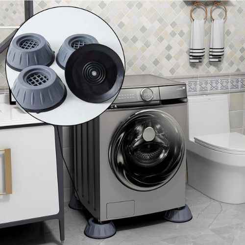 Anti-Vibration Pads for Washing Machine — 4-Pack Rubber Noise Reducer