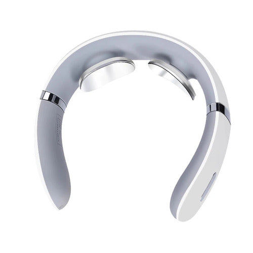 Portable EMS neck massager with 4-point electrodes and 3D suspension for tech neck and cervical pain relief — SBDS WORD Canada