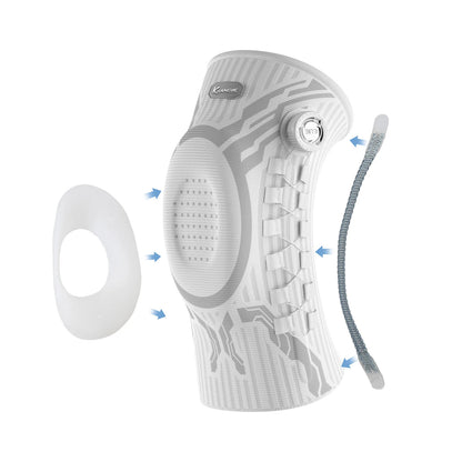 Adjustable knee brace with open patella support stabilizer for runner knee pain patellar tendinitis and joint instability - modern solution for athletes and active Canadians