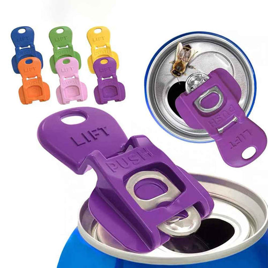 Easy-Pull Soda Can Opener Tool — Opens Ring-Pull Cans Without Breaking Nails or Cutting Fingers