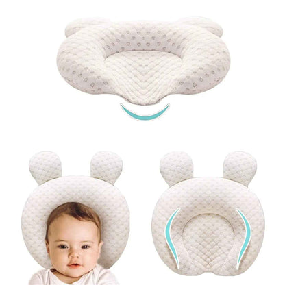 Baby head protector pillow for flat head prevention in newborns, ships free across Canada