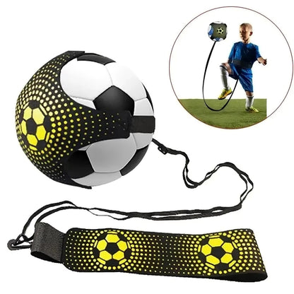 Football training belt Canada — solo soccer trainer for kids improving dribbling and ball control skills